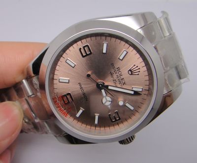 Rolex Datejust Replica Watch SS Champagne ( Rose Gold ) Face